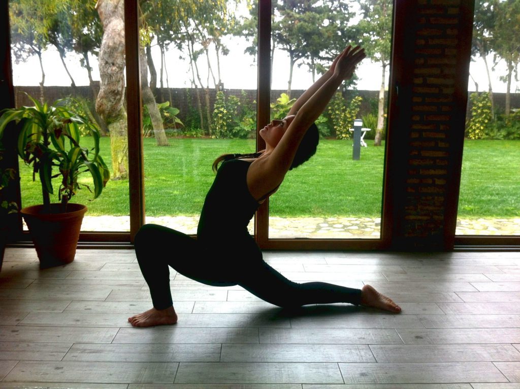 One of the Yoga pose
